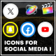 Icons for Social Media I | FCPX - VideoHive Item for Sale