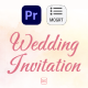 Wedding Invitation For Premiere Pro - VideoHive Item for Sale