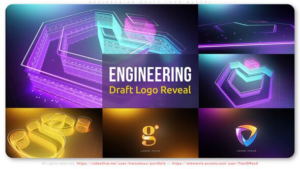 Engineering Draft Logo Reveal