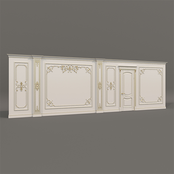 Wall Molding in Classic French style 36