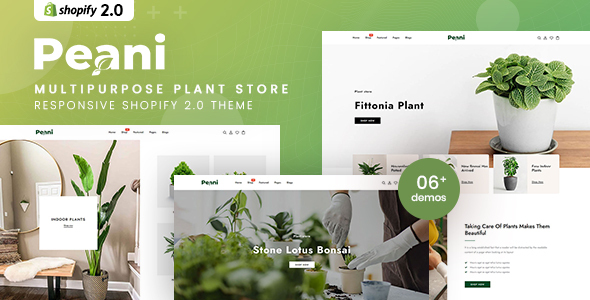 Peani - MultiPurpose Plant Store Shopify 2.0 Theme