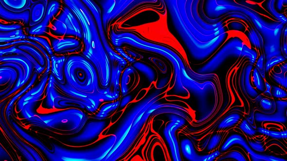 Abstract liquate twirl blue in red,  colorful motion background Liquid. 102,