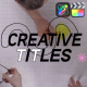 Creative Designer Titles for FCPX