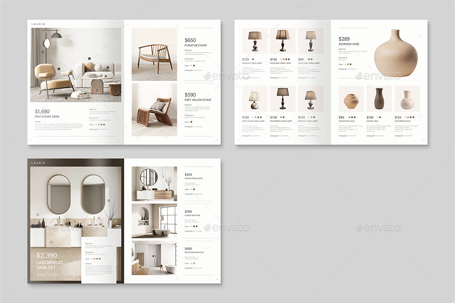 Furniture Catalog, Print Templates GraphicRiver
