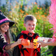 children trick or treat in Halloween costume . - PhotoDune Item for Sale