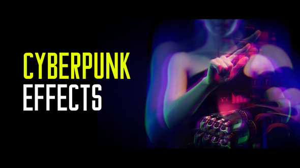 Cyberpunk Effects | After Effects Elements template preview