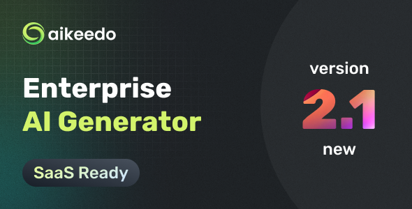 Aikeedo AI SAAS - OpenAI - AI Chat, Content, Image, Voice, Code