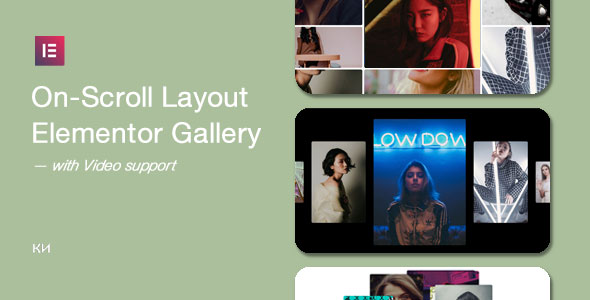 On-Scroll Layout Galleries for Elementor