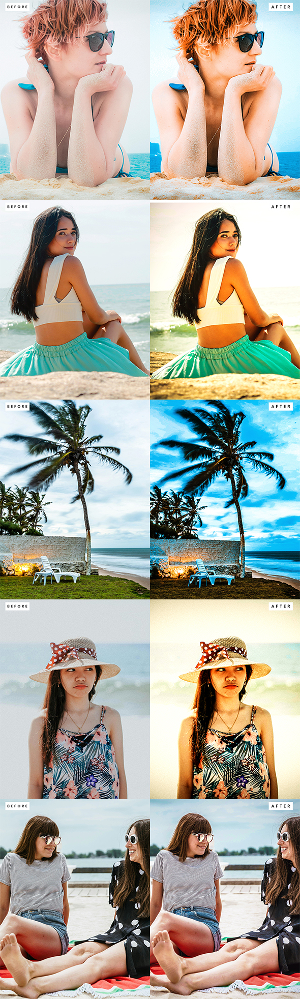 Tropical Photoshop Actions