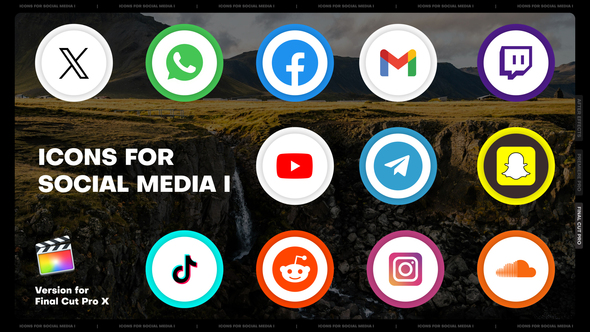 Icons for Social Media I | FCPX
