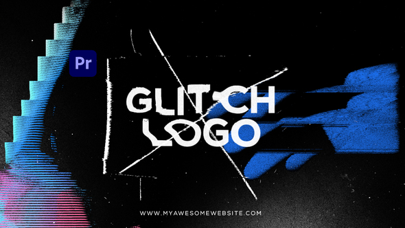 Glitch Logo Distortion