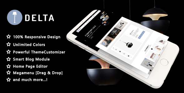 Delta - Creative Furniture and Decor Responsive PrestaShop 1.7 Theme