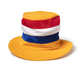 Traditional festive Dutch King&#39;s day hat on white background - PhotoDune Item for Sale