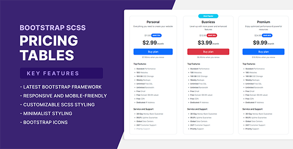 [DOWNLOAD]Bootstrap SCSS Responsive Pricing Tables