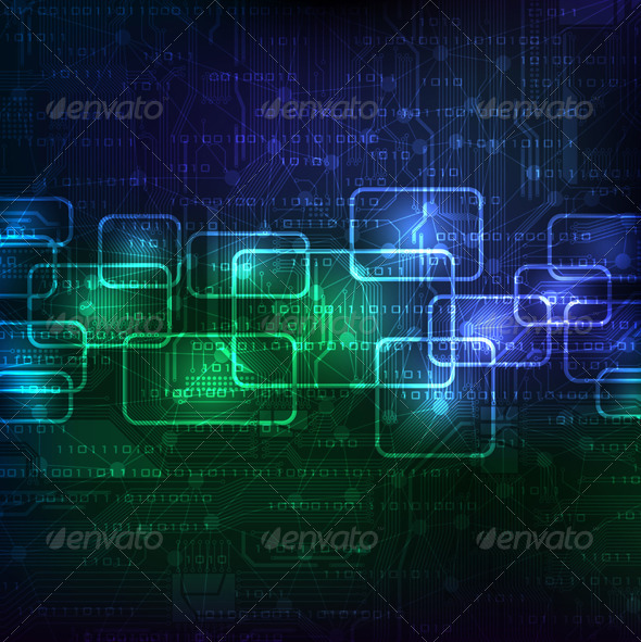 Futuristic Background - Technology Conceptual