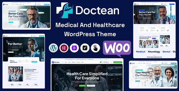 Doctean - Medical And Healthcare WordPress Theme