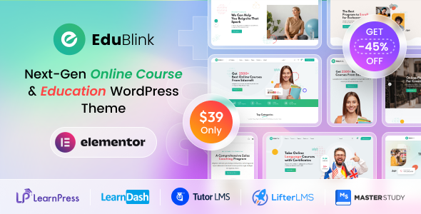 [DOWNLOAD]EduBlink - Education & Online Course WordPress Theme