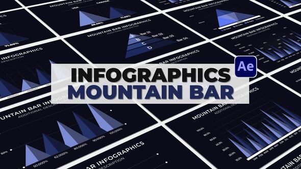 Infographics Mountain bar