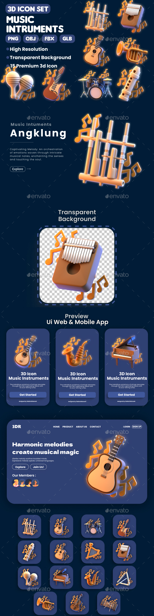 [DOWNLOAD]3D Music Instruments