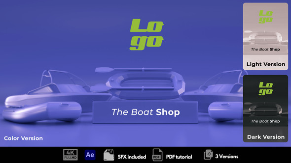 The Boat Shop Logo Stings template preview
