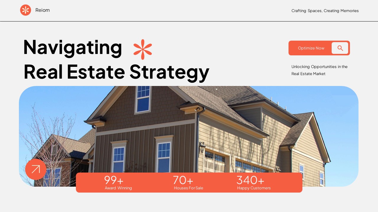 White Orange Modern Swiss Pitch Deck Real Estate Presentation ...