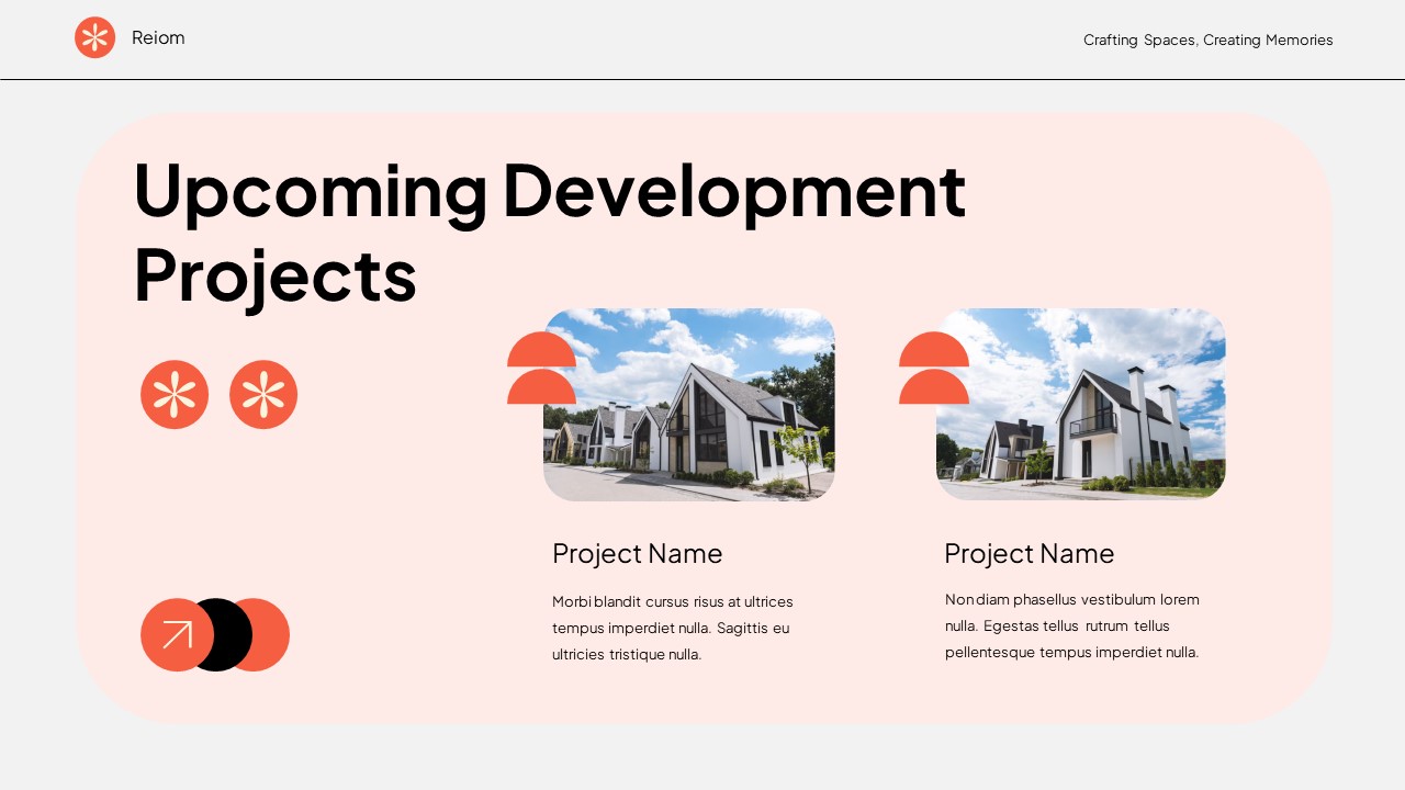 White Orange Modern Swiss Pitch Deck Real Estate Presentation ...