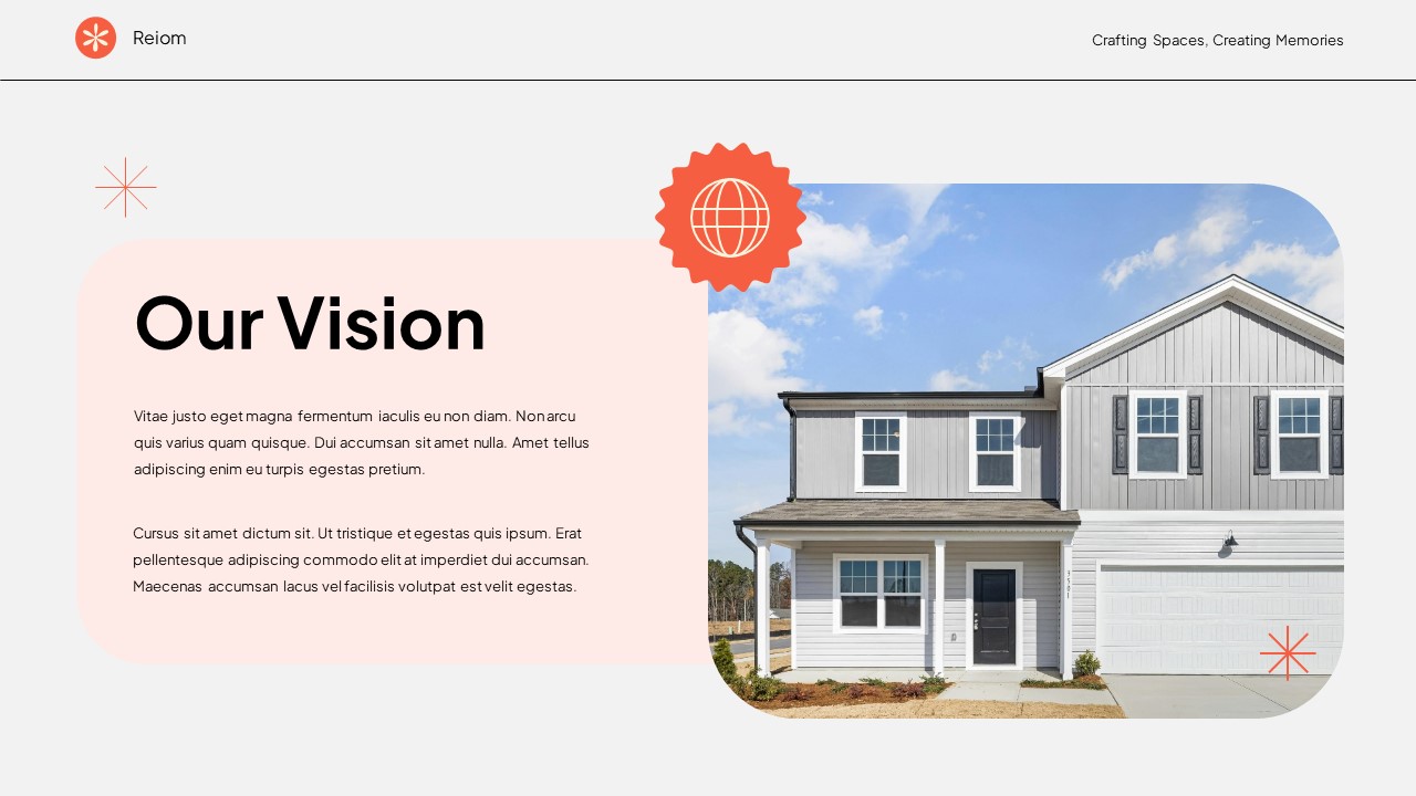 White Orange Modern Swiss Pitch Deck Real Estate Presentation ...