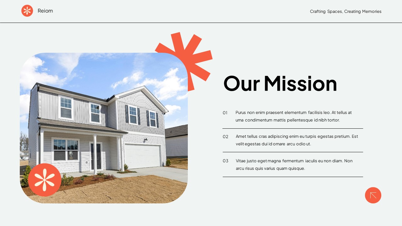 White Orange Modern Swiss Pitch Deck Real Estate Presentation ...