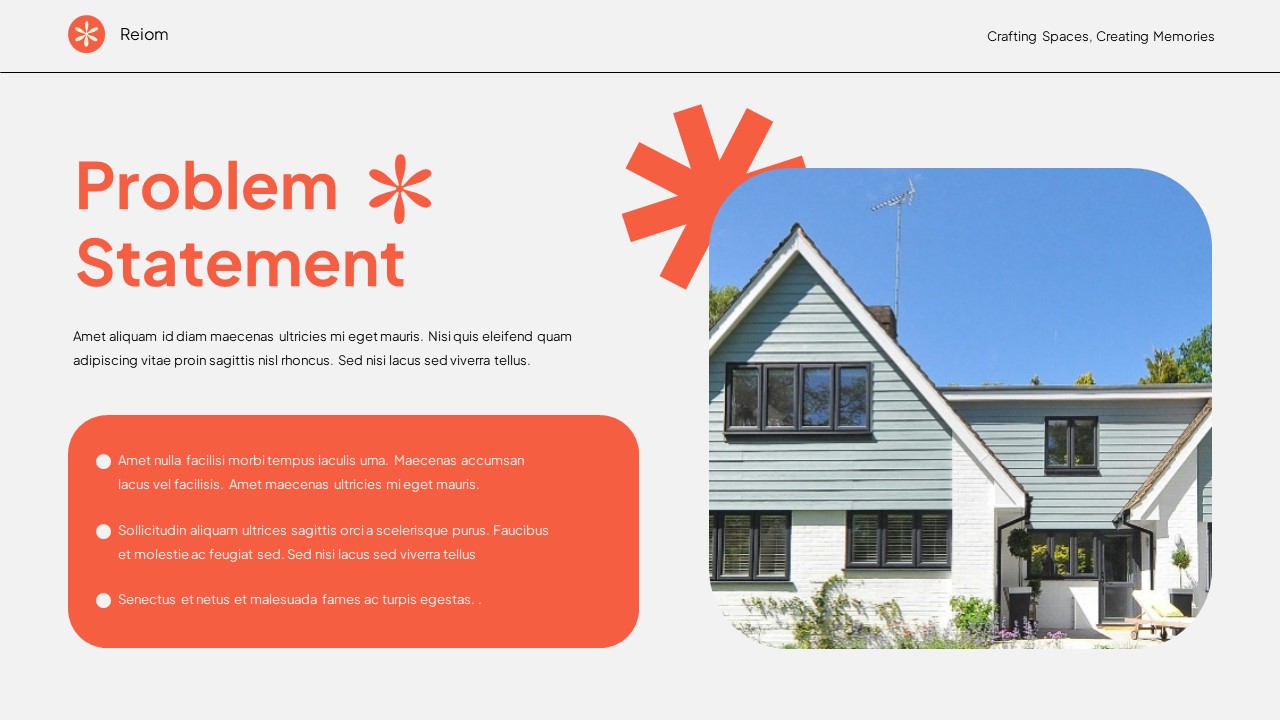 White Orange Modern Swiss Pitch Deck Real Estate Presentation ...