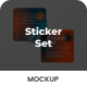 Sticker Set Mockup