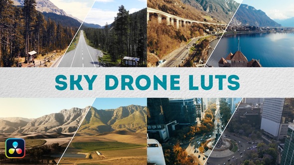 Sky Drone LUTs | DaVinci Resolve