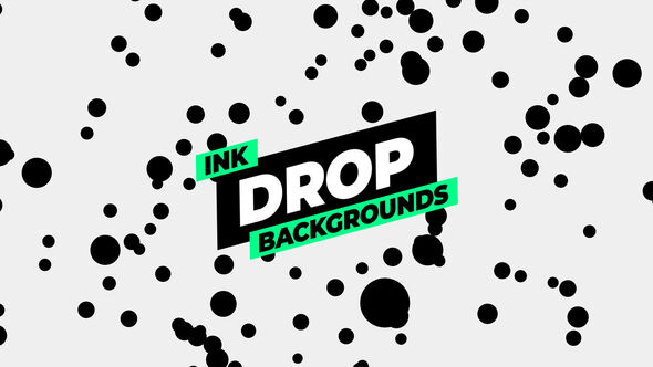 Ink Drop Backgrounds Elements template preview