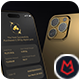 App Promo | Gold Phone 15 Pro Mockup