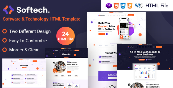 [DOWNLOAD]Softech - Software & Technology HTML Template