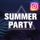Tropical Summer Beach Night Party Instagram Reel
