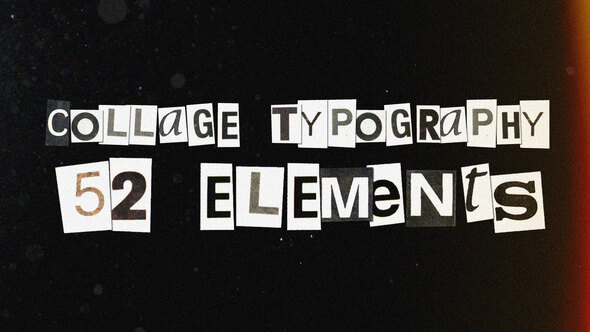 Collage Typography