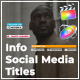 Info Social Media Titles | FCPX - VideoHive Item for Sale