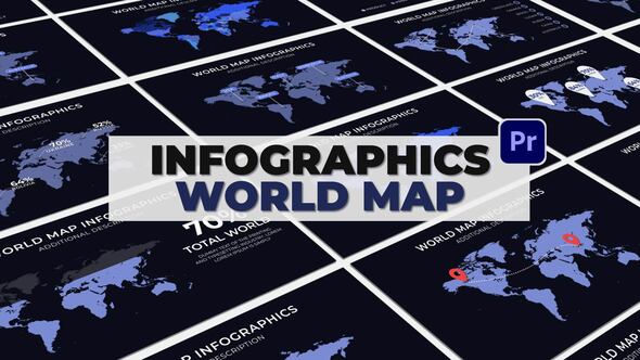 Infographics World Map MOGRT