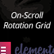 On-Scroll Rotation Grid For Elementor