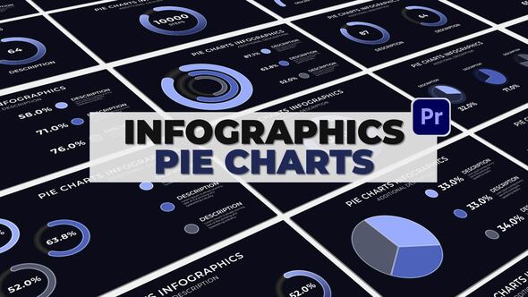 Infographics Pie Charts MOGRT