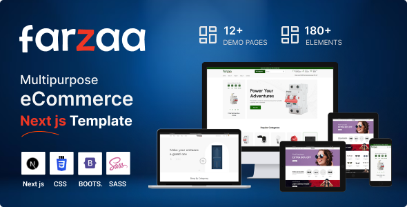 Multipurpose eCommerce Next JS Template - Farzaa