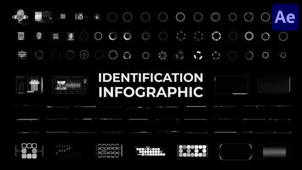 Identification HUD Infographic for After Effects