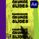 Handmade Grunge Slides for After Effects - VideoHive Item for Sale