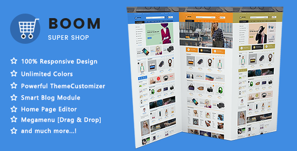 Boom - Clean Super Shopping Responsive PrestaShop 1.7 Theme