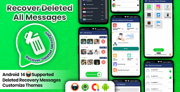 Recover Deleted Messages, Undelete messages, WA Delete - Messages Recovery, Recover Messages
