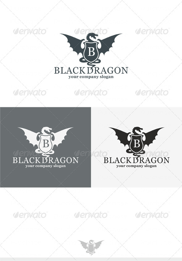 dark dragon symbol