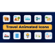 Travel Animated Icons - VideoHive Item for Sale