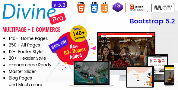 Divine Pro - Creative Agency & Business Bootstrap HTML Template