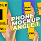 Mobile Phone Mockup Pack - Angle 1 - VideoHive Item for Sale