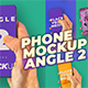 Mobile Phone Mockup Pack - Angle 2 - VideoHive Item for Sale